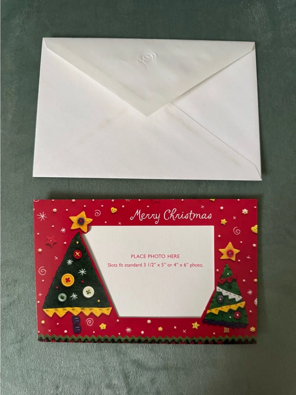 NWOT assorted vintage Christmas cards & photo holders